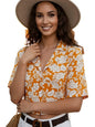 Greciilooks Regular Fit Women Top (Gl-Fs-W8001_Orange