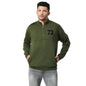 Pepe Jeans Mens Graphic Printed Cotton Blend Half-Zip Regular Sweatshirt, Olive,L