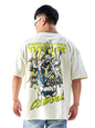 The Souled Store Official TMNT: Cowabunga Oversized T-Shirts for Men White