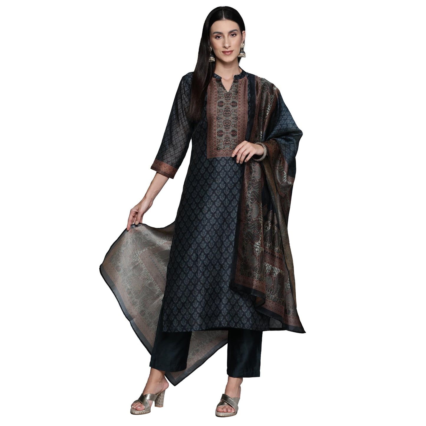 Varanga WomenS Tribal Regular Fit Shirt  Stylish And Comfortable Ethnic Wear For Women