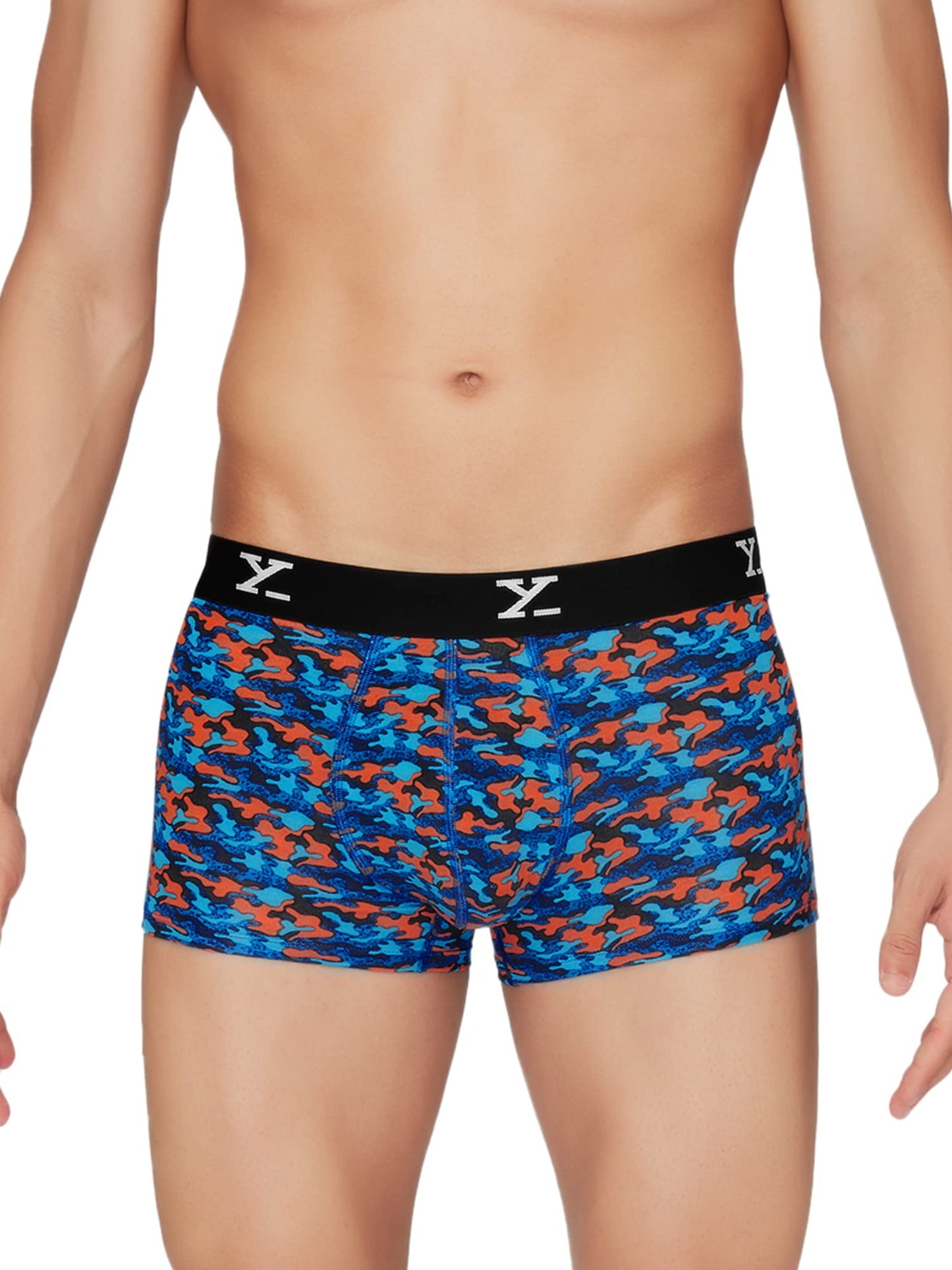 XYXX Mens Micro Modal Trunks - Shuffle Underwear for Men