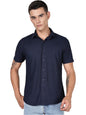 Thomas Scott Mens | Premium | Spread Collar | Slim Fit | Short Sleeves | 4 Way Stretch | Coolmax | Knitted | Casual | Shirts fo