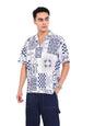 The Indian Garage Co Mens Relaxed Fit Printed Resort Sweater