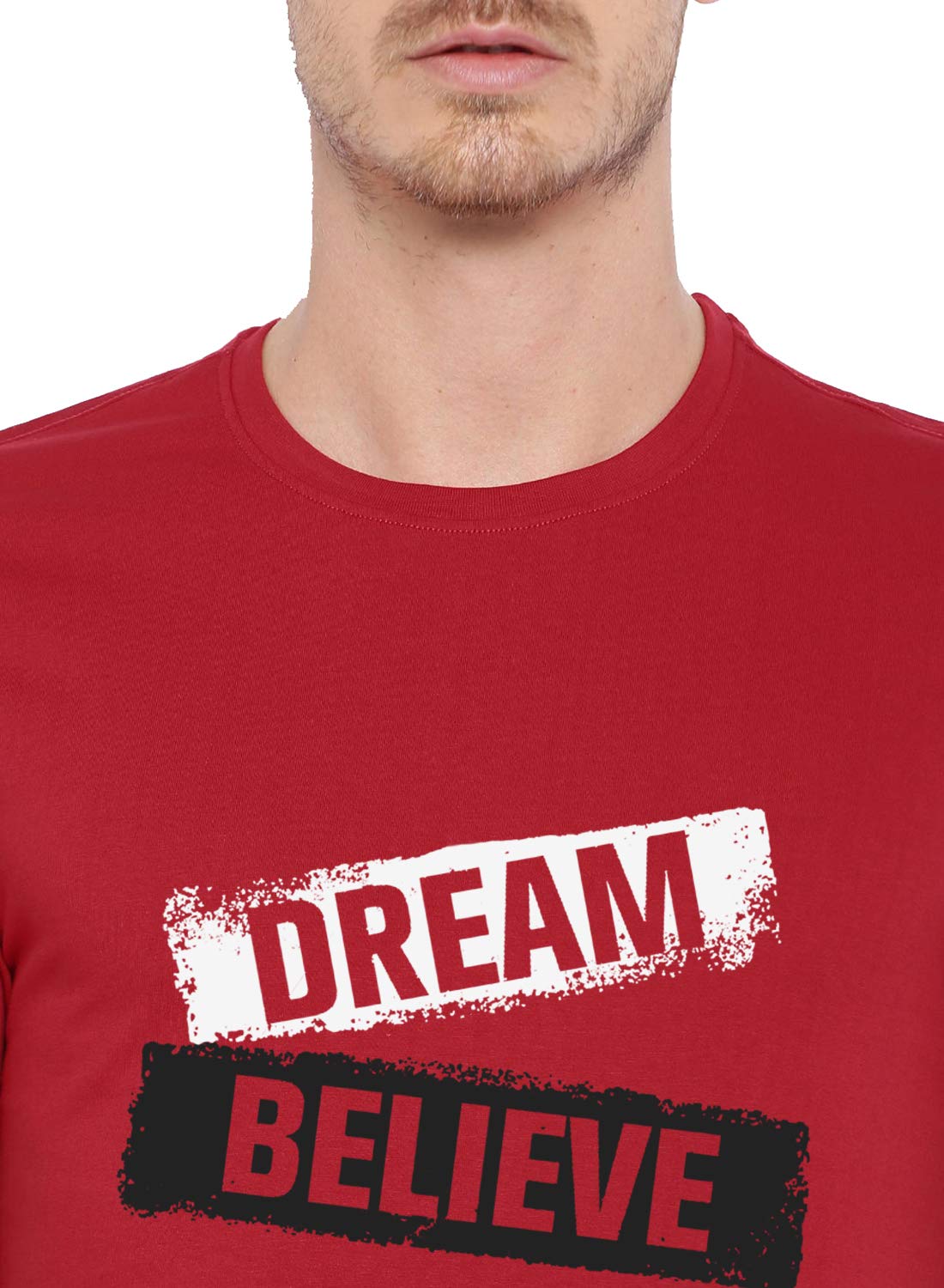 ADRO Men's & Women's Regular Fit T-Shirt (RNR-M-DBA-RD)