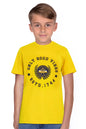 Allen Solly Boys Regular Fit Printed Graphic Casual Denim T-Shirt