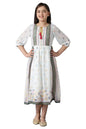 Aurelia Girl's Polyester Fit and Flare Ankle Length Dress (22FEG10241B