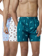 XYXX Mens Super Combed Cotton Remix Printed Boxers [Pack of 2] No-Marks Waistband, Comfort Stretch | Innerwear for Men in Colou