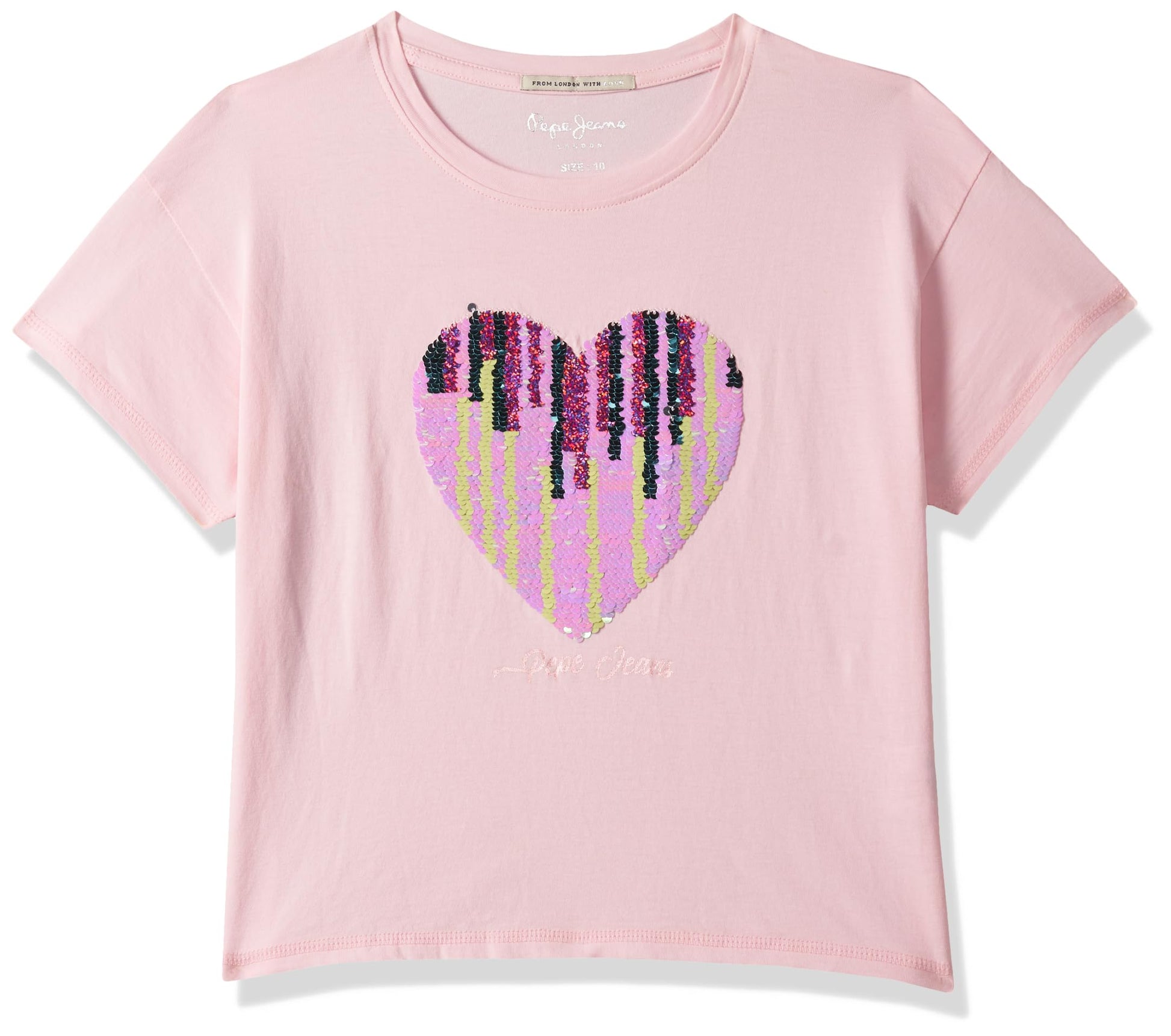 Pepe Jeans-Nd GirlS Relaxed T-Shirt (Pg502767_Pink 10)
