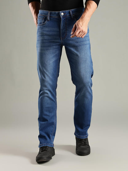 Thomas Scott Mens | Mild Fade | Stright Fit | Denim | Regular Wear | Stretchable | Casual Jeans for Men
