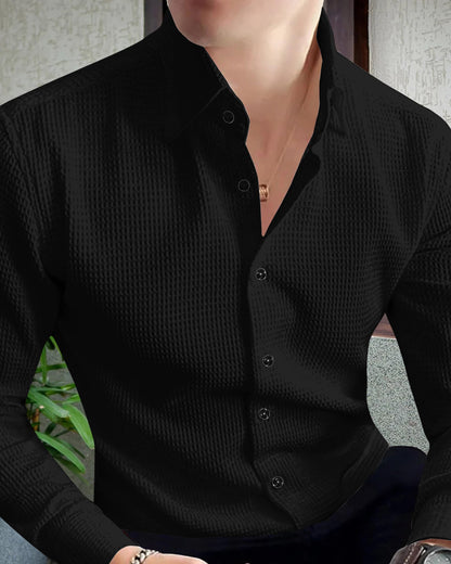 I Enterprise Casual Shirt For Men|| Regular Fit Shirt For Men|| Men Stylish Shirt || Men Solid Shirt With Spread Collar & Long S