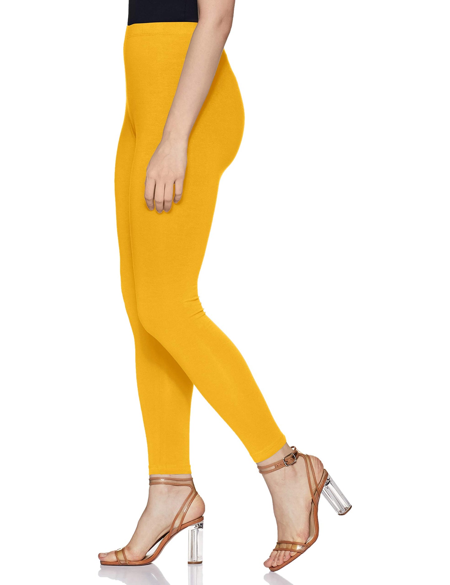 Rupa Softline 4D Cotton Stretch Comfort Ankle Leggings for Women,All-Purpose Fashion for Western, Ethnic, Sporty, and Casual Wea