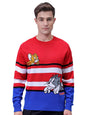 The Indian Garage Co Mens Relaxed Fit Tom & Jerry Crew Neck Sweater