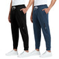 XYXX Mens Cotton Modal Joggers - Relaxed Fit, Antimicrobial, High Stretch, Sweat Absorbent Solid Ace Loungewear with Zippered P
