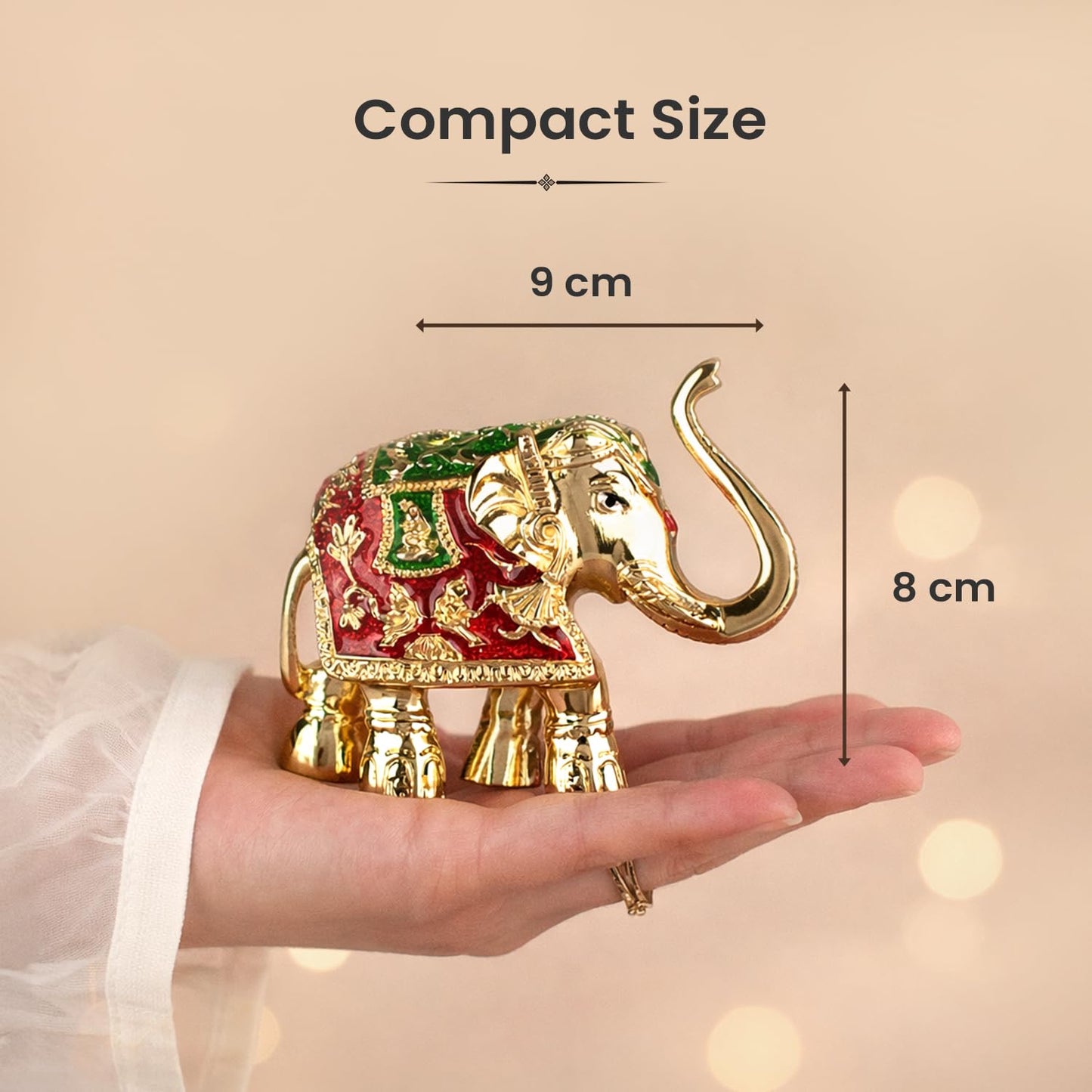 Astrotalk Airavat Dhan-Vridhi Elephant Idol | Vastu Elephant Idol for Abundance, Prosperity & Protection | Aesthetic Home Decor for Living Room & Office | Good Luck Gift for Man & Woman