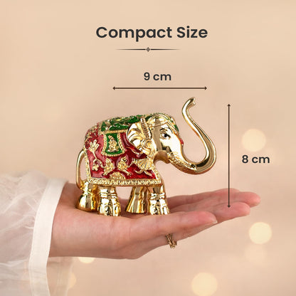 Astrotalk Airavat Dhan-Vridhi Elephant Idol | Vastu Elephant Idol for Abundance, Prosperity & Protection | Aesthetic Home Decor for Living Room & Office | Good Luck Gift for Man & Woman