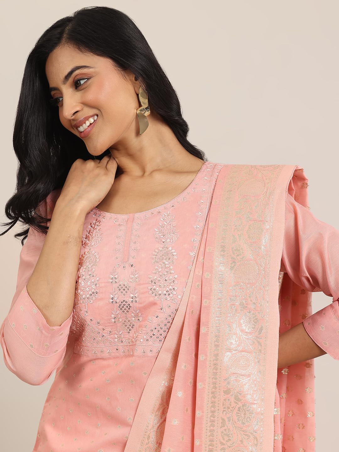 Libas WomenS Silk Blend Kurta Sets (99064Or