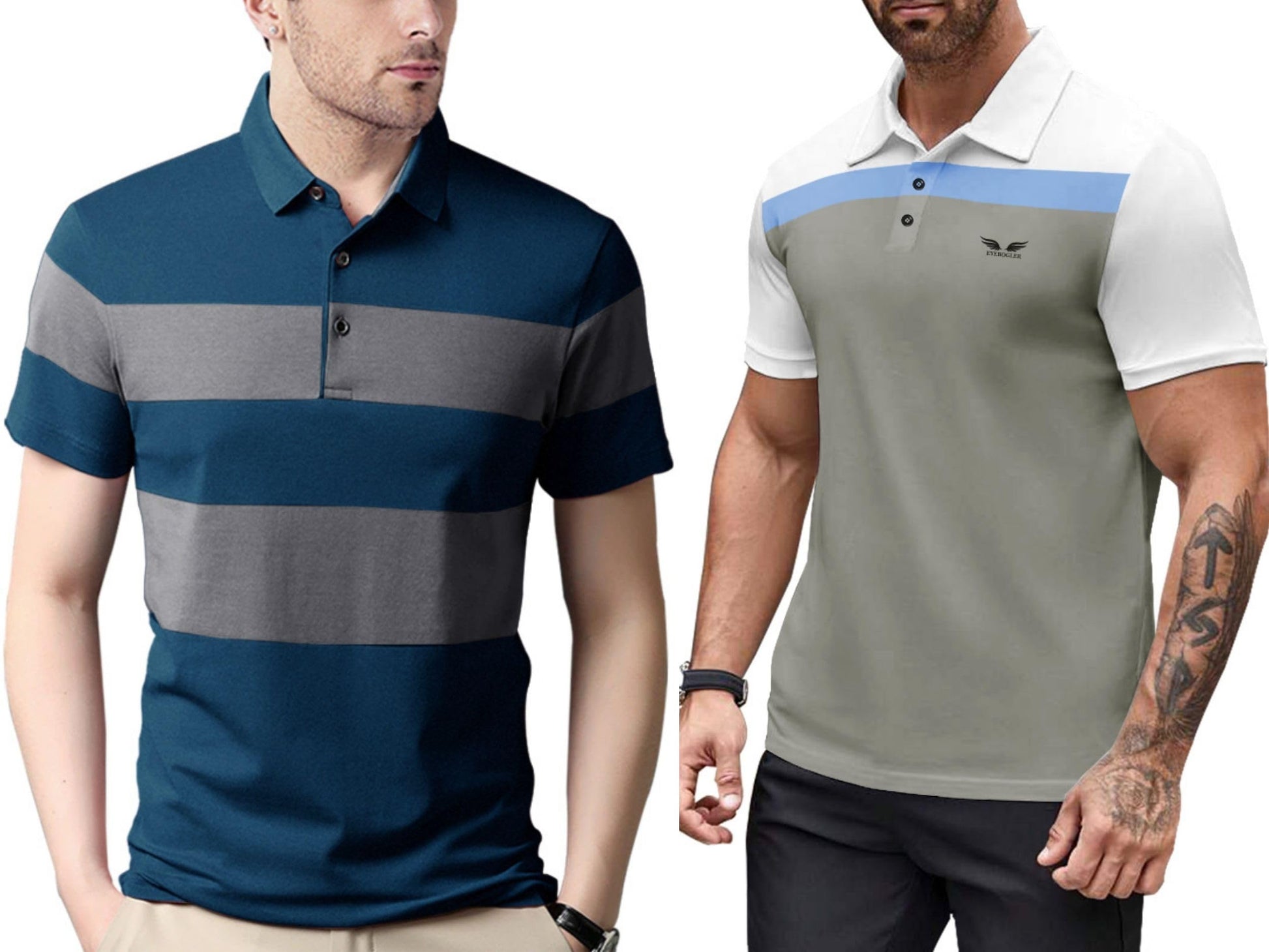 Noble Monk MenS (Combo Pack Of 2) -Regular Fit Polo T Shirt |Half Sleeves |Collar Tshirts |Casual Tshirt