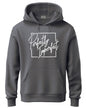 ADRO Mens Cotton Neck Hooded Sweatshirt (H24-FECT-SG_Steel Grey