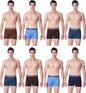 Lux Venus Cotton Assorted Solid/Plain MenS Trunk - Pack Of 8 (Vns-Fcd-Assorted)