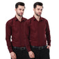 Xjarvis Austin MenS Cotton Blend Shirt |Slim Fit Formal Shirt With Pocket |Plain | Long Sleeve Spread Collar | Casual Wear Regu