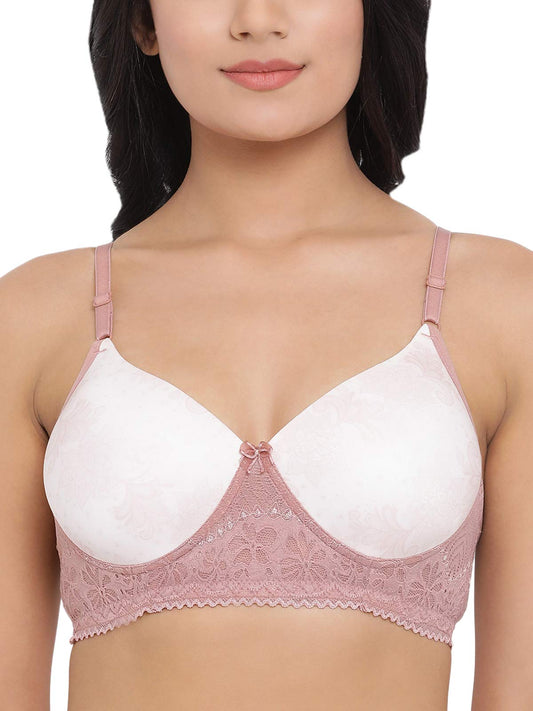 Clovia Womens Net T-Shirt Bra (BR1806Y1832C_White_32C)