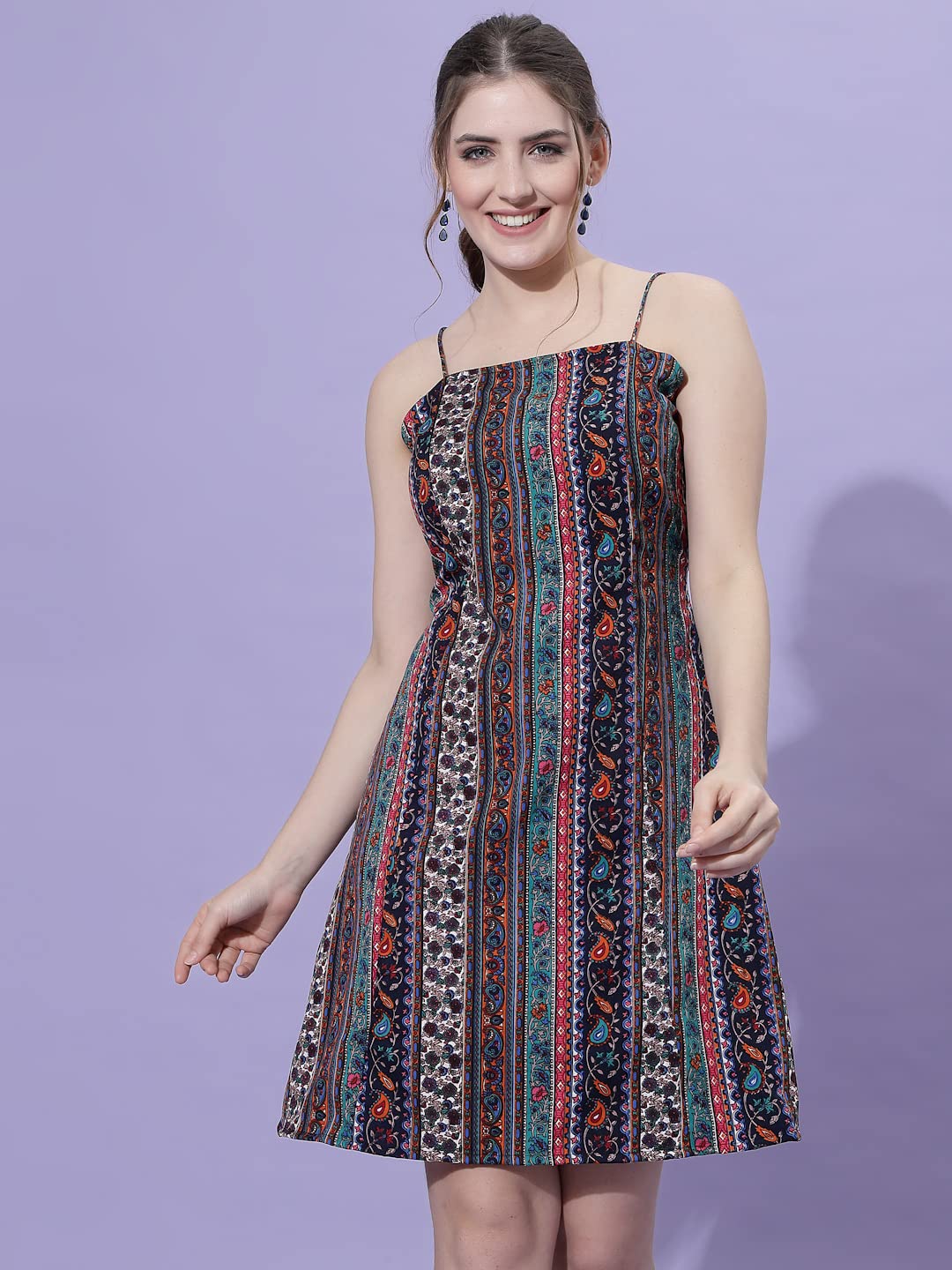 Oomph! WomenS Western & Fusion Wear Dresses For Women, Multicolor - Md486