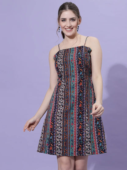 Oomph! WomenS Western & Fusion Wear Dresses For Women, Multicolor - Md486