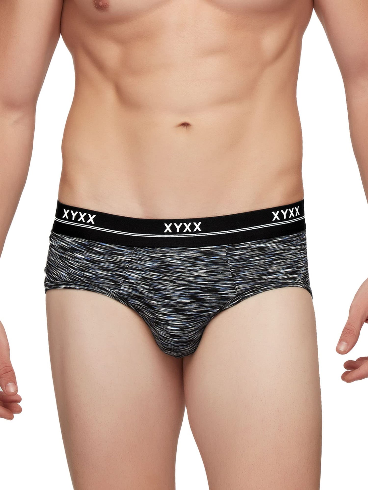 XYXX Mens Underwear Artisto IntelliSoft Antimicrobial Micro Modal Brief Pack of 5 (Yellow & Blue ; Blue & White ; Teal & Black