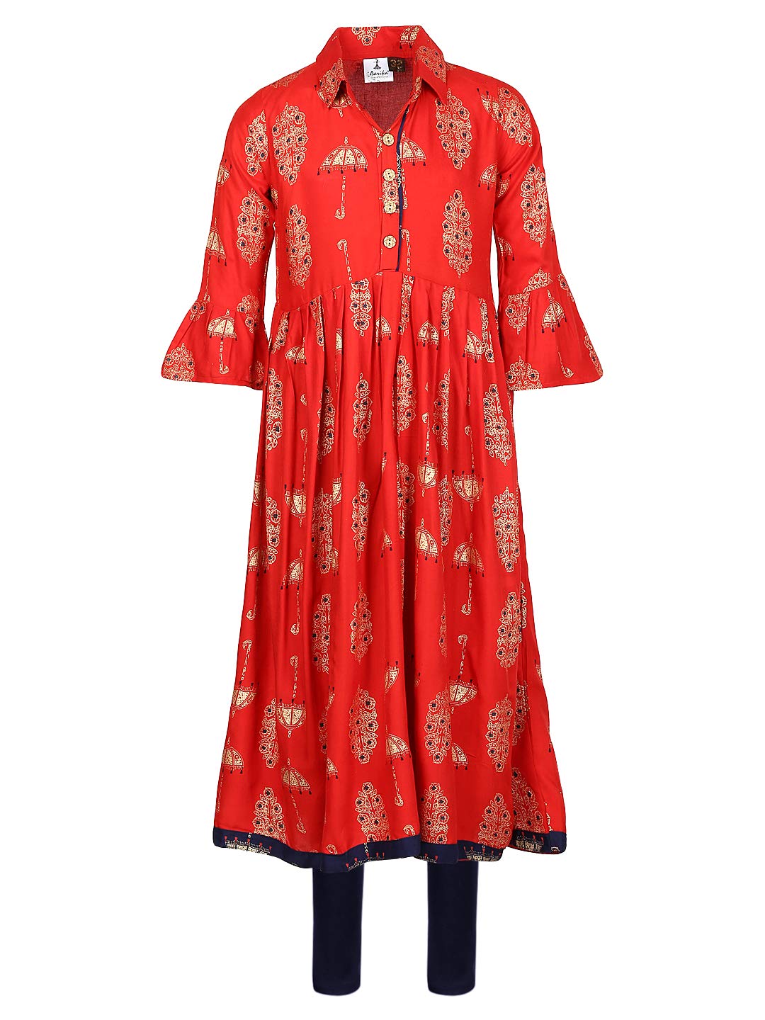 Aarika Girls Casual Kurti And Legging Set