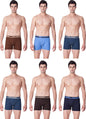 Lux Venus Cotton Assorted Solid/Plain MenS Trunk - Pack Of 6 (Vns-Fcd-Assorted)