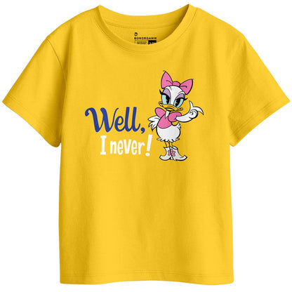 Bon Organik Girls Regular Fit T-Shirt (BON11436_Multi