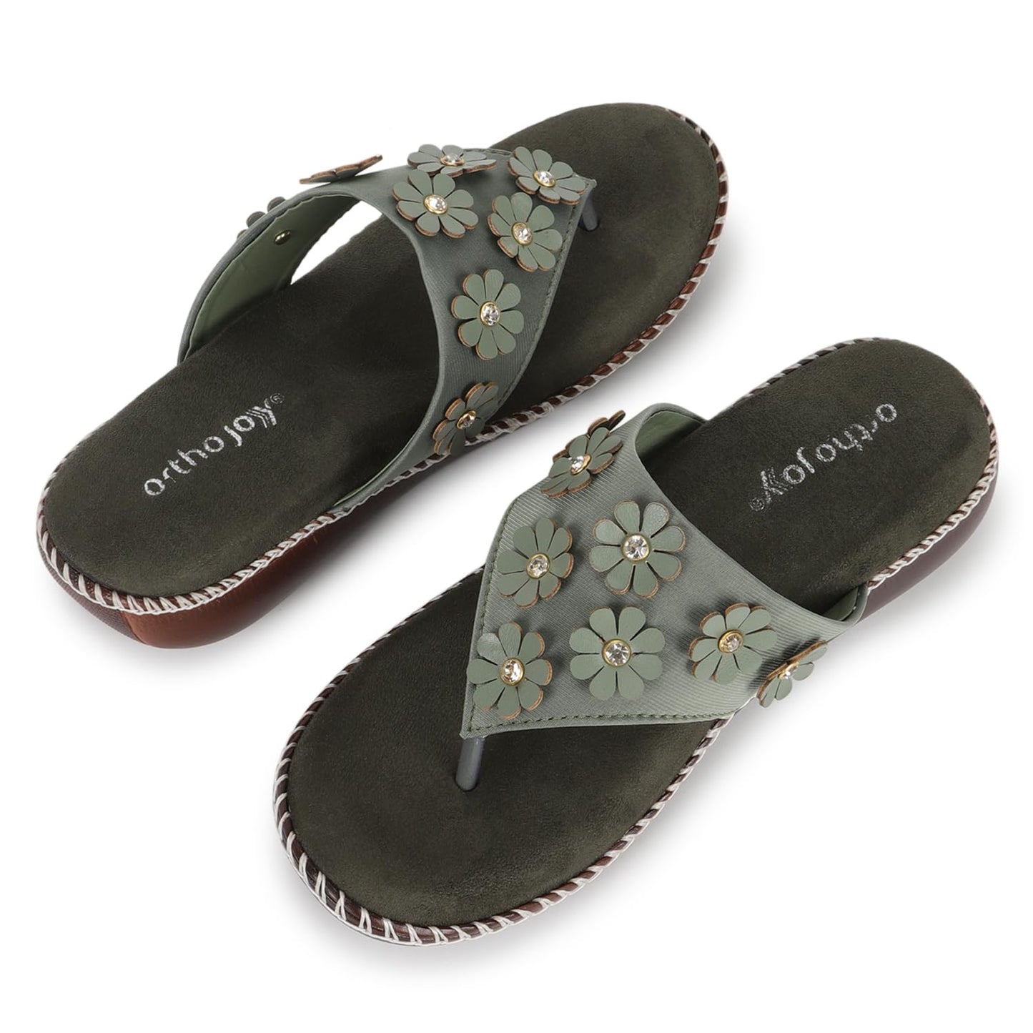 Ortho Joy Doctor Fancy Footwear For Women || Orthopedic WomenS Fancy Slipper/Sandal For Women