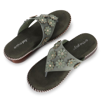 Ortho Joy Doctor Fancy Footwear For Women || Orthopedic WomenS Fancy Slipper/Sandal For Women