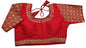 Vihu Fashion WomenS Heavy Embroidery Handwork Half Sleeves Readymade Blouse