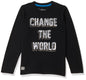 Pepe Jeans BoyS Tees (Pb503340_8-9 Years, Black, 8-9 Years)