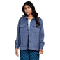 Fabindia WomenS Cotton Twill Nehru Jacket (6025697Dark Blue_Dark Xl)