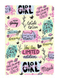 Doodle A5 Undated Planner Notebook  160 Pages (12-Month Planner + Notes), Soft Cover Journal With 80 Gsm Paper  Motivational Quo