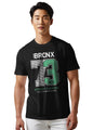 Peppyzone Mens Regular Fit T-Shirt (PZ-N-8372_Black2