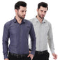 Xjarvis Austin MenS Cotton Blend Shirt |Slim Fit Formal Shirt With Pocket |Plain | Long Sleeve Spread Collar | Casual Wear Regu