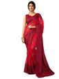 Satrani WomenS Chanderi Cotton Printed Ready To Wear One Minute Pre Pleated Readymade Saree With Unstitched Blouse Piece (32Rs3