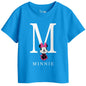 Bon Organik Girls Regular Fit T-Shirt (BON11413_Turquoise Blue
