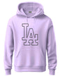 ADRO Mens Cotton Neck Hooded Sweatshirt (H24-LA-PU_Lavendar