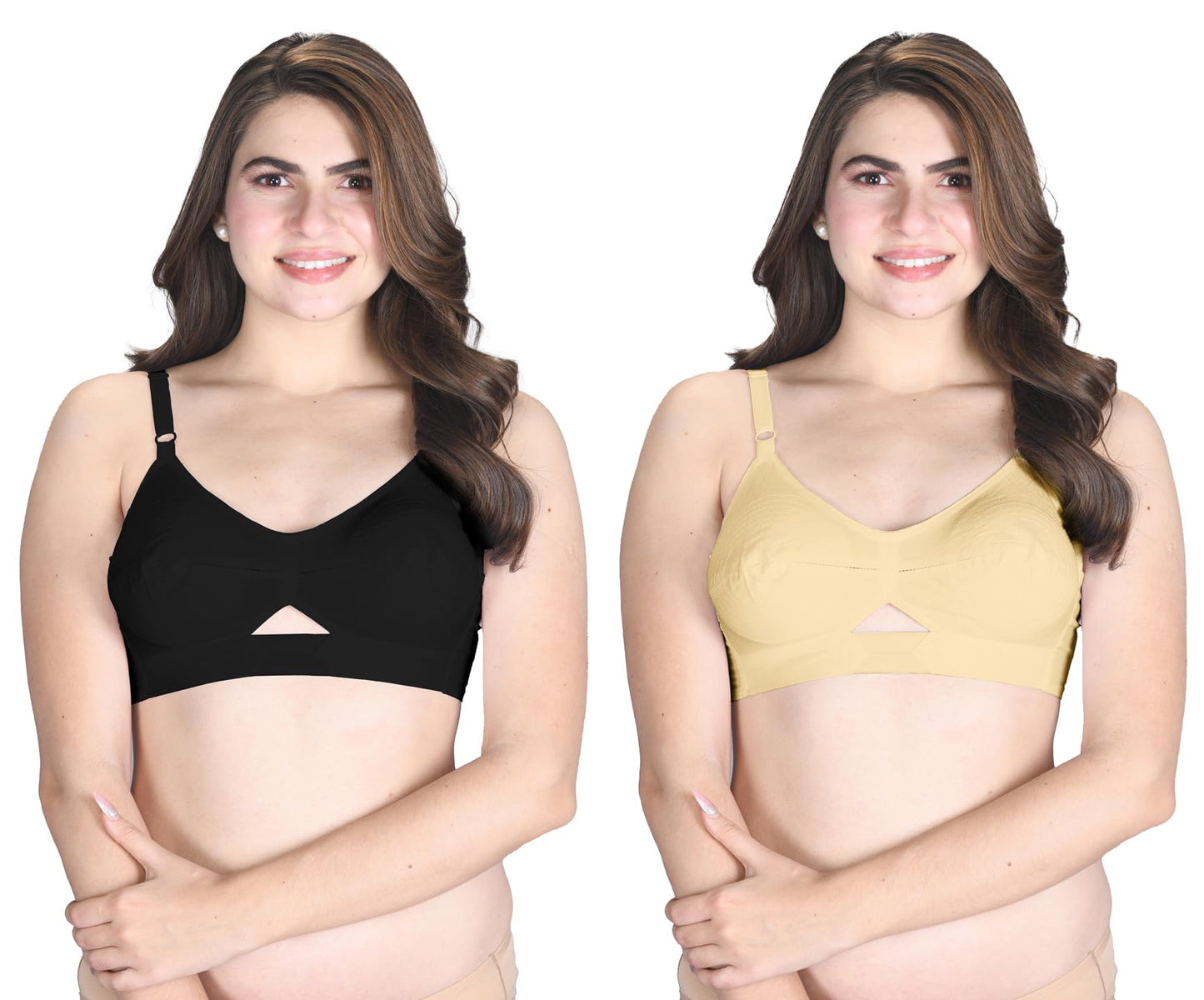 Pack Of 2 Venus Board Bottom Bra With Adjustable Strap