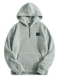 TAGAS Unisex Fleece Hoodie  Ultra Soft Sherpa Pullover with Half-Zip & Kangaroo Pocket Sweatshirt Hoodie