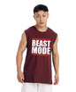 SHODOX Mens 100% Cotton Tank Tops Round Neck Sleeveless Sports Loose fit Vest (Pack of 1)