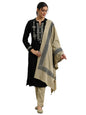 Libas WomenS Wool Blend Yoke Design Kurta Set (48763W_Black