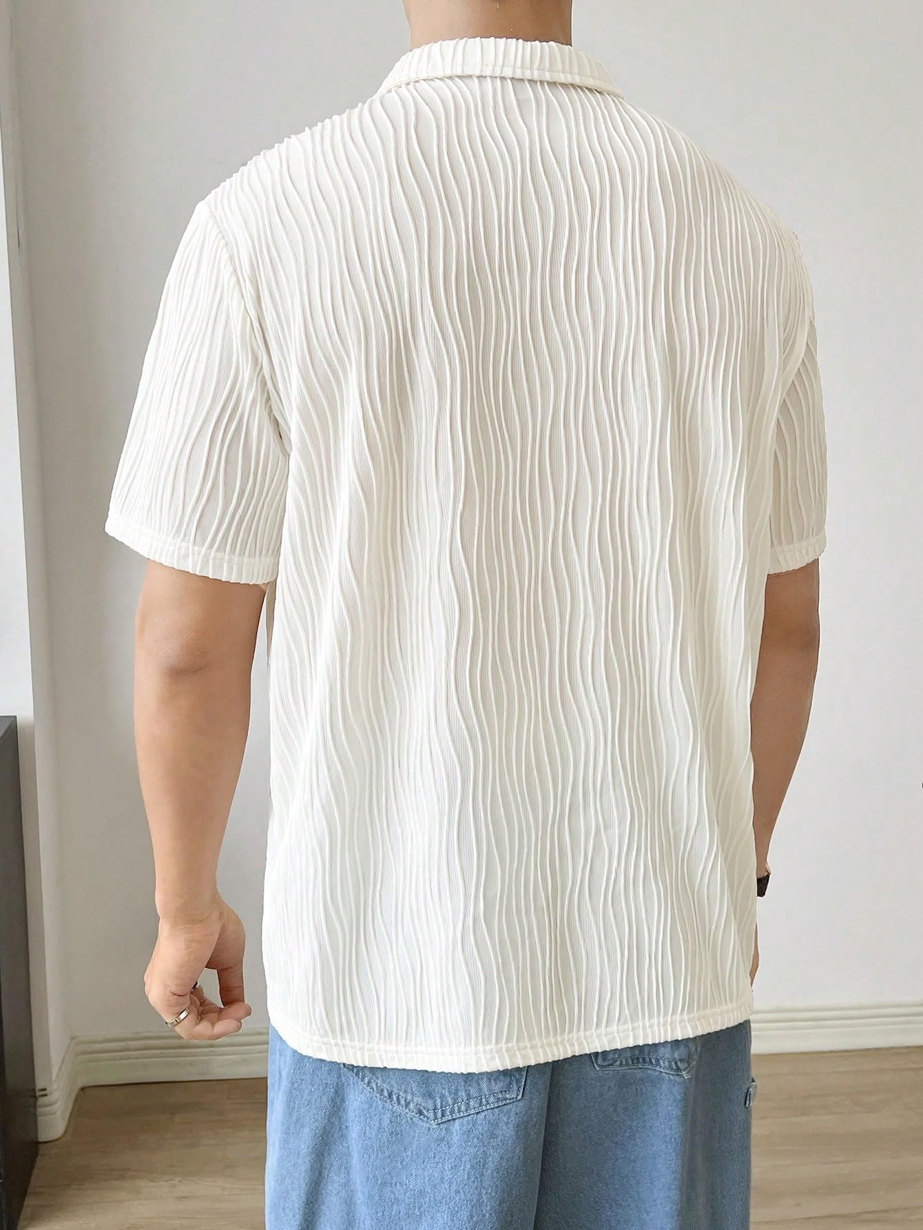 OM SAI LATEST CREATION Mens Solid Regular Fit T-Shirt (OSLC-MT-1077_White
