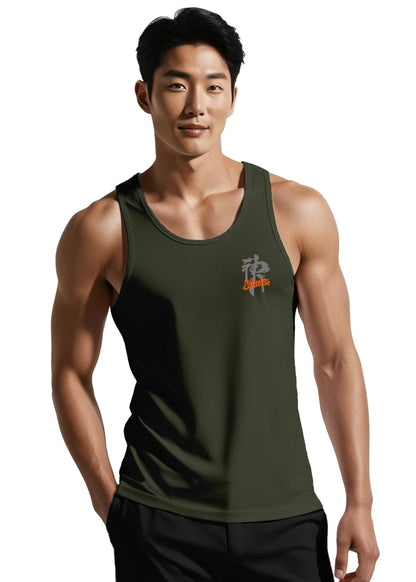 Peppyzone Mens Regular Fit Vest (TT-Trendy50_Olive
