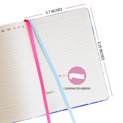 Doodle Hard Bound Soft Foam Padded Paper Notebook | Compact Size A5 (8.25 X 5.7) | 160 Pages, 80 Gsm | Flat Opening | Soft Foam