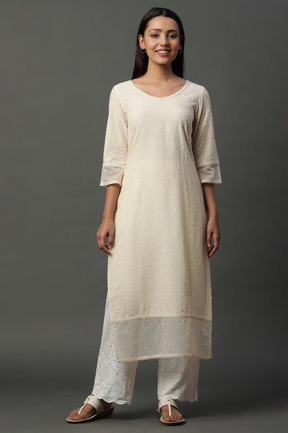 Aurelia WomenS Cotton Regular Kurta (24Fea14996_Yellow